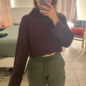Brown turtle neck sweater. Only worn a few times